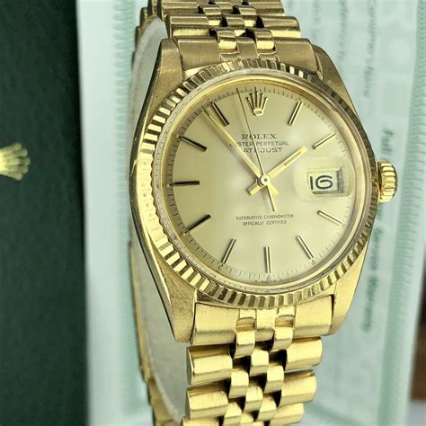 rolex vintage in oro day just|rolex datejust prices.